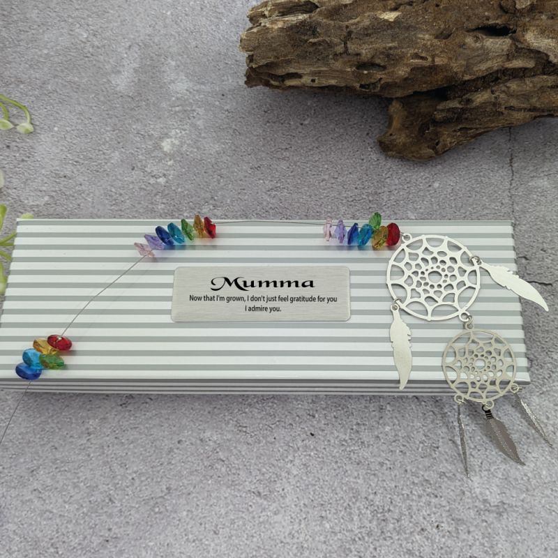 Mum Dreamcatcher Suncatcher- Rainbow