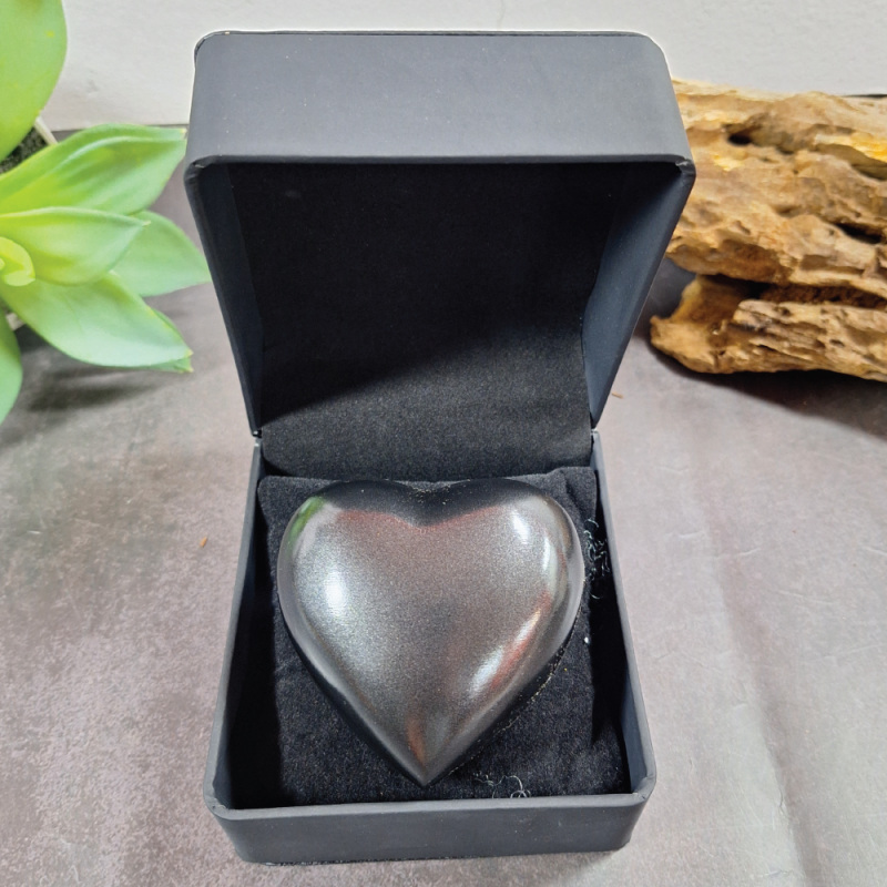 Memorial keepsake Urn For Ashes Black Heart