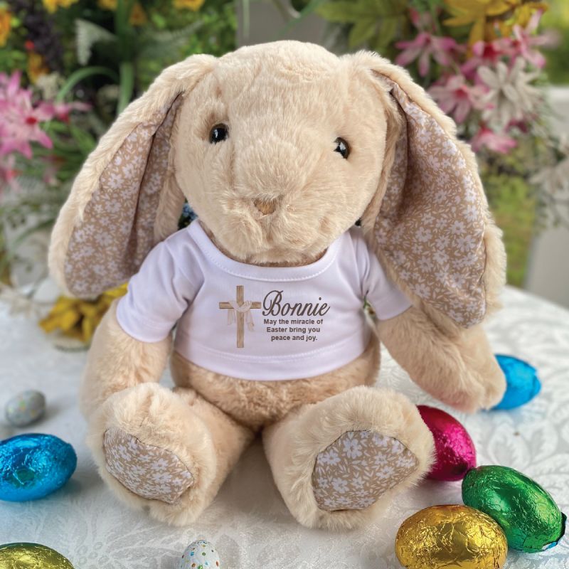 Breeze Easter Bunny Beige Cross Design