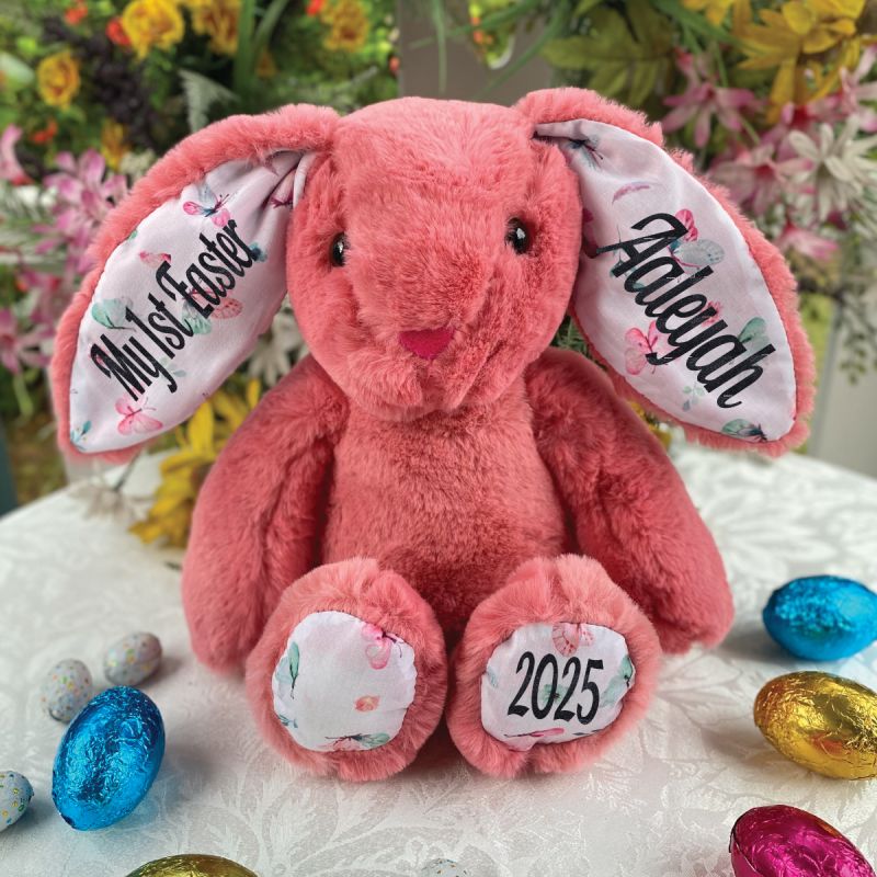 Easter Bunny Rabbit Plush Toy Breeze Pink