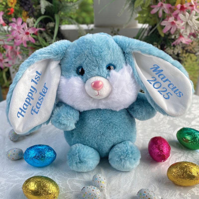 Easter Bunny Rabbit Plush Billy Blue
