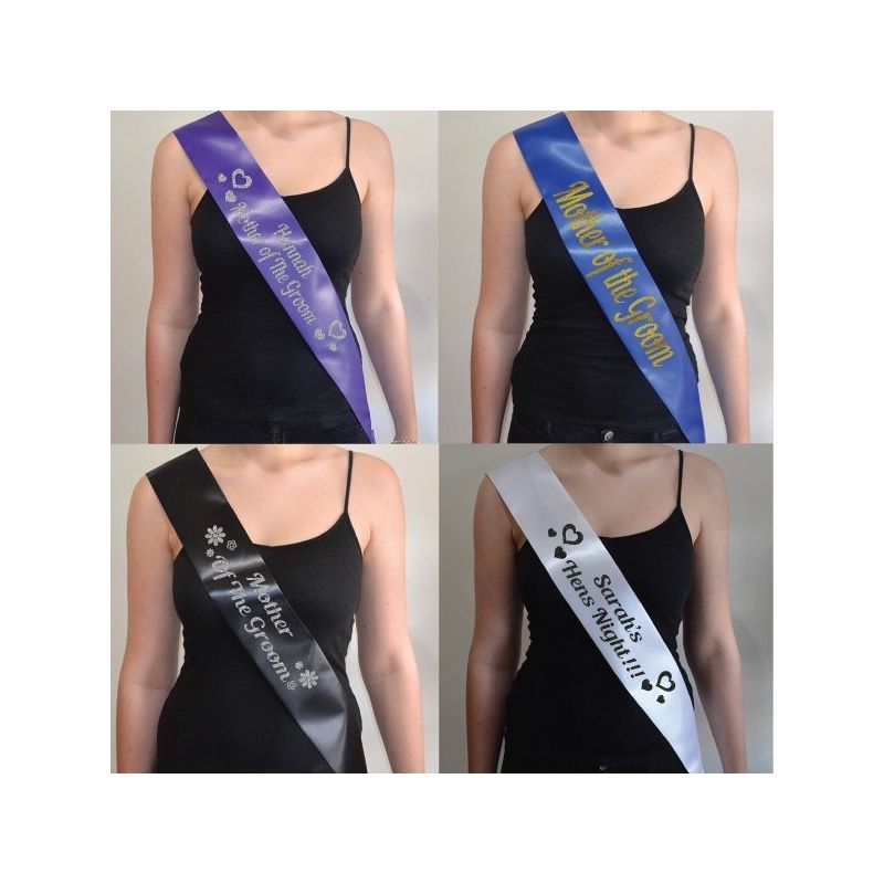 Personalised Hens Party Sash - Mother of the Groom