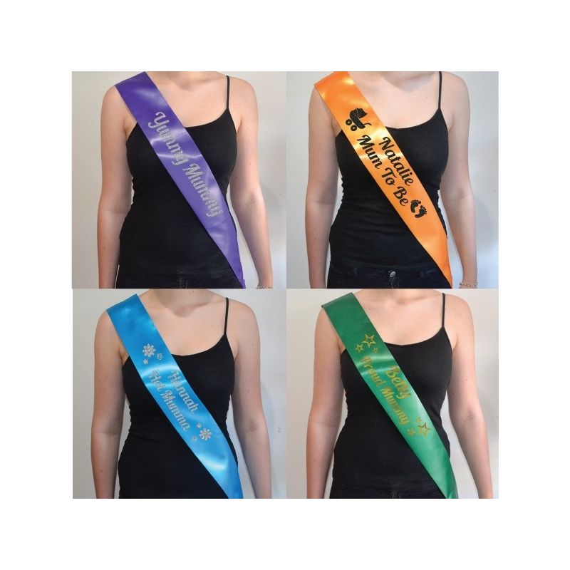 Baby Shower Sash - Mummy To Be - 11 Colours