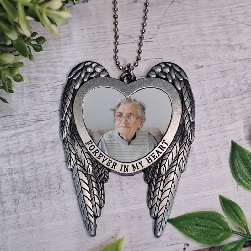 Forever in My Heart Memorial Photo Heart