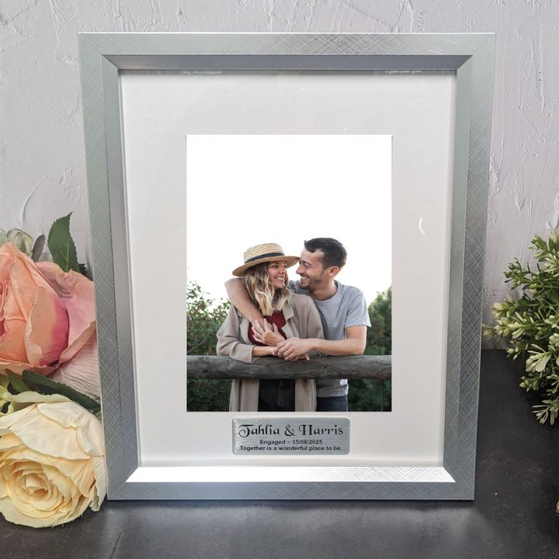 Engagement Personalised Photo Frame Soho