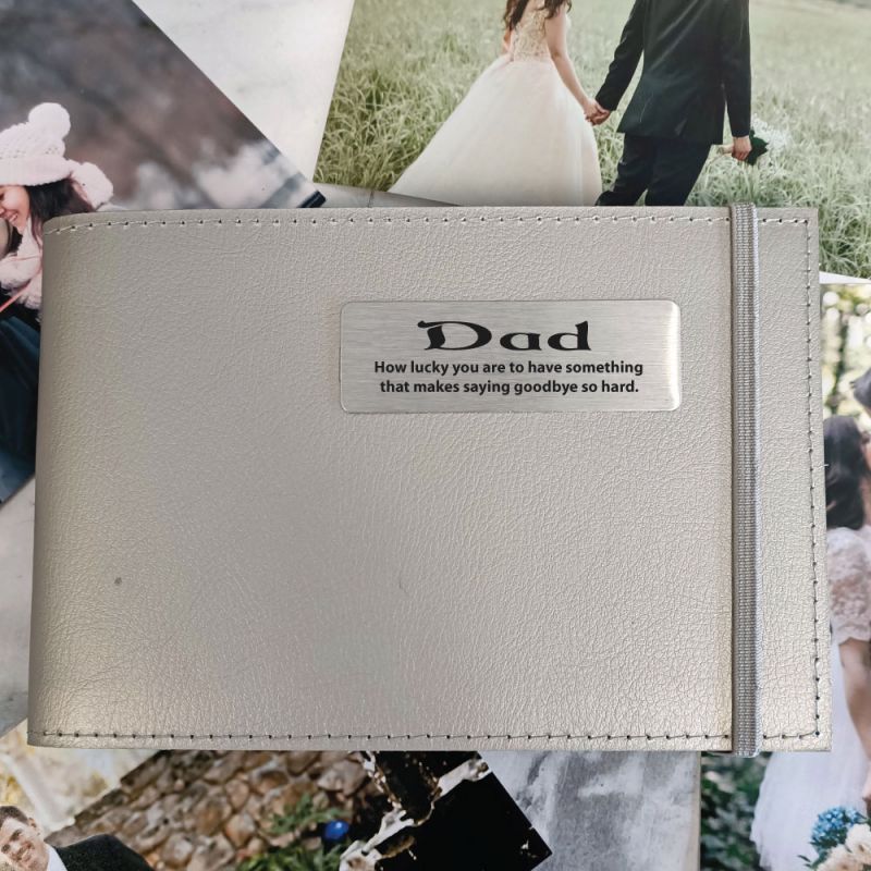 Personalised Memorial Brag Album - Silver 5x7