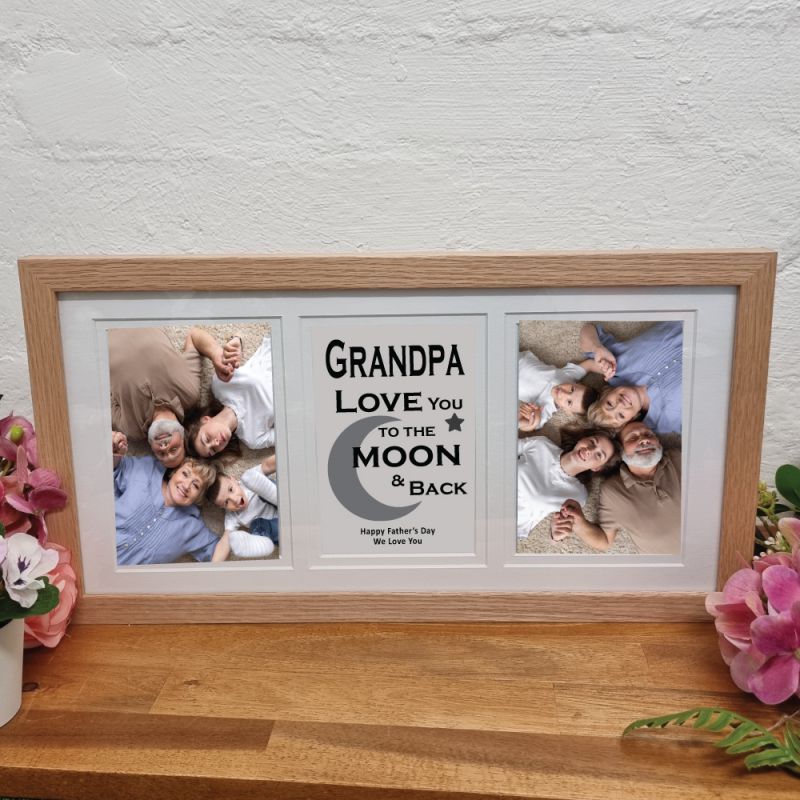 Grandad Gallery Wood Frame 4x6 Typography Print