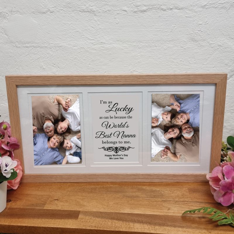 Nana Gallery Wood Frame 4x6 Typography Print