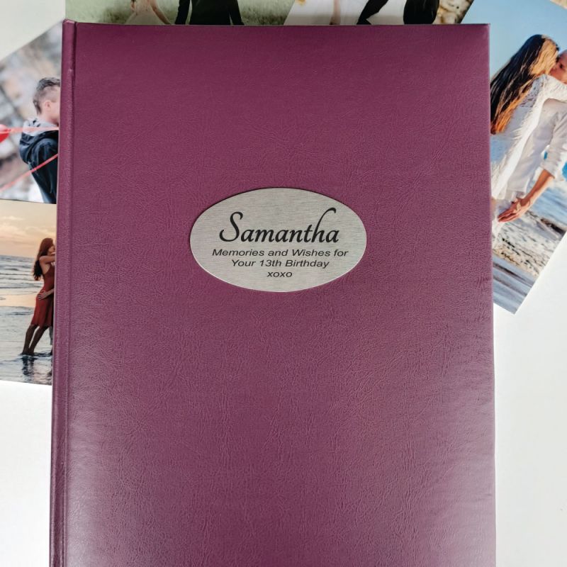 Personalised 13th Birthday Album 300 Photo Rose