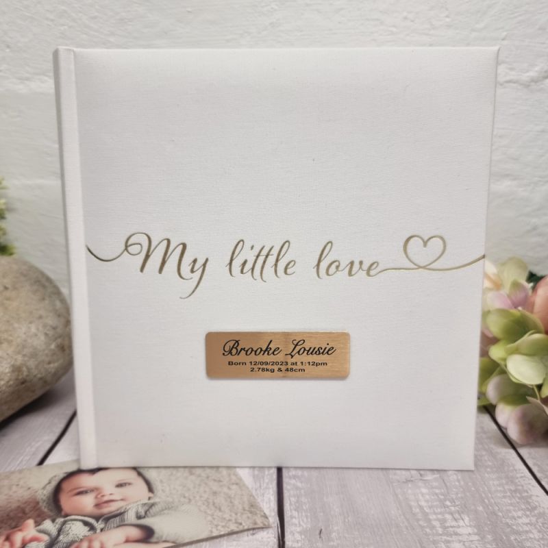 Personalised Baby Photo Album 200 My Little Love