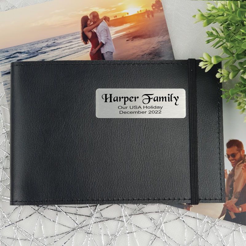 Personalised Brag Photo Album - Black