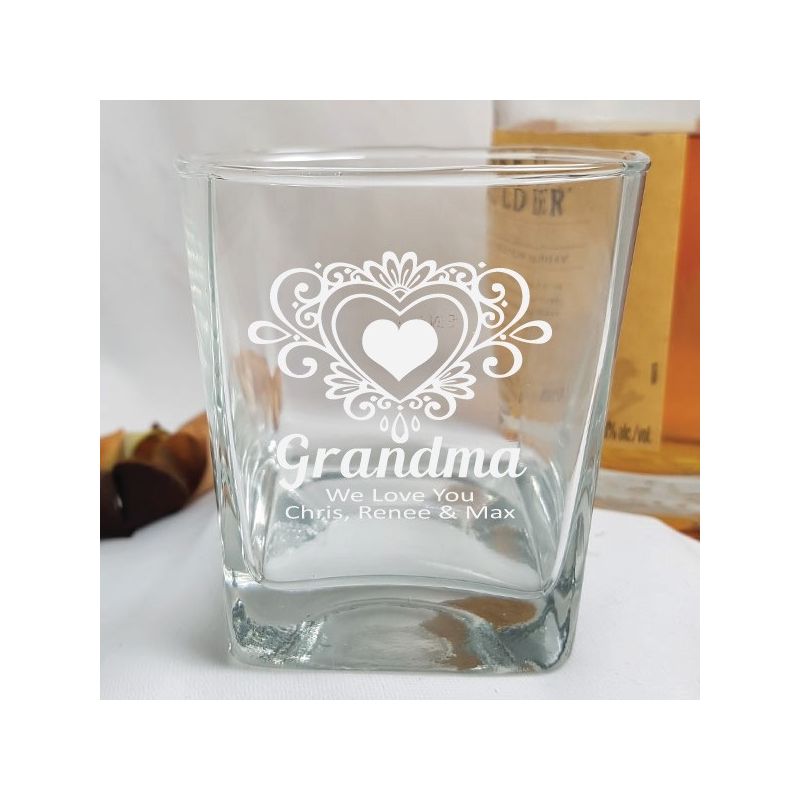 Grandma Engraved Personalised Scotch Spirit Glass