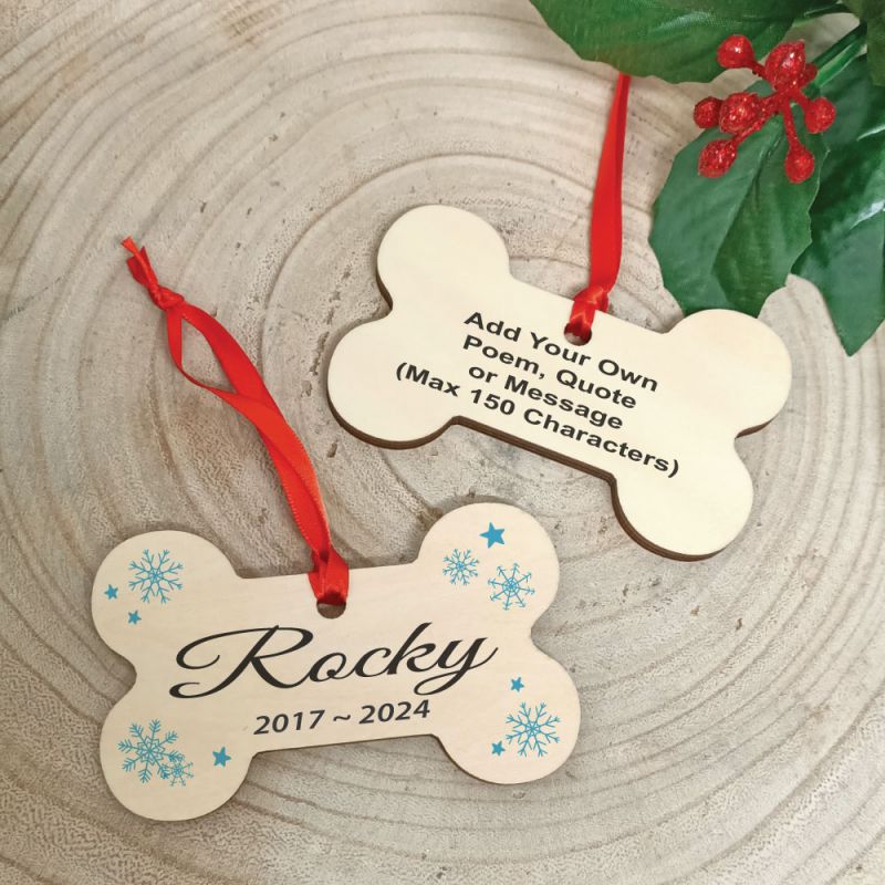 Pet Memorial Wooden Decoration