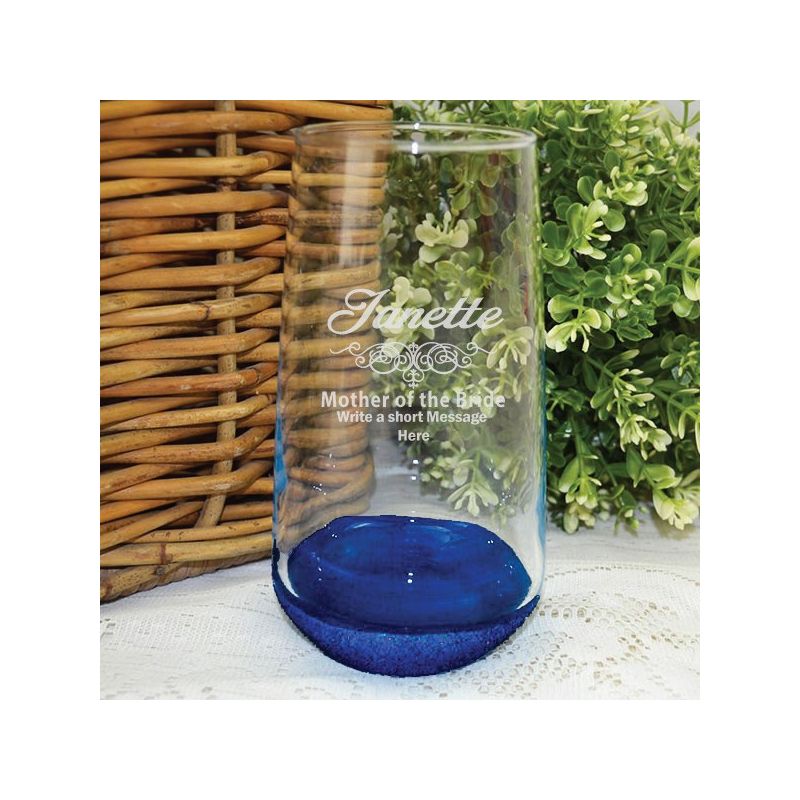Mother Of The Bride Engraved Personalised Glass Tumbler