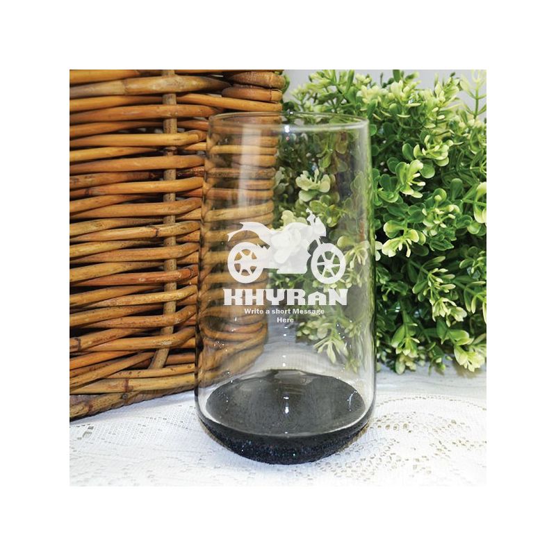 Engraved Personalised Glass Tumbler 400ml (M)