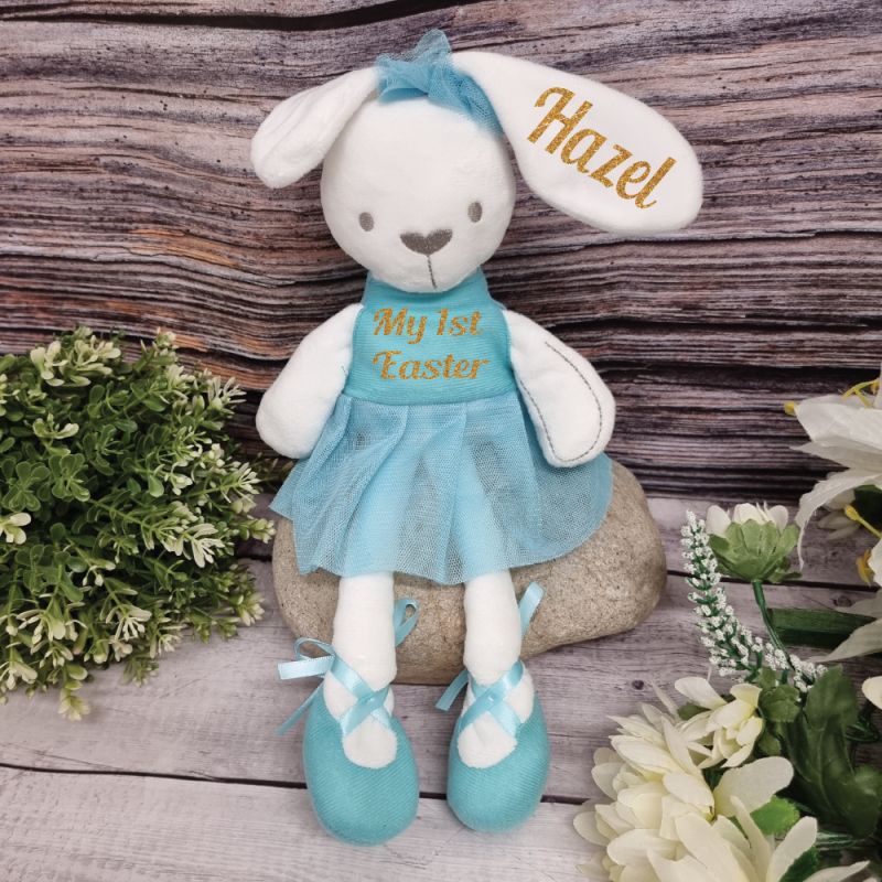 My 1st Easter  Blossom Bunny Aqua