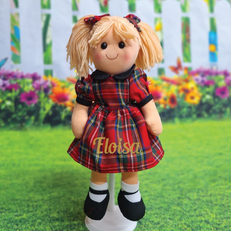 Ruby Personalised Girl Rag Doll 35cm