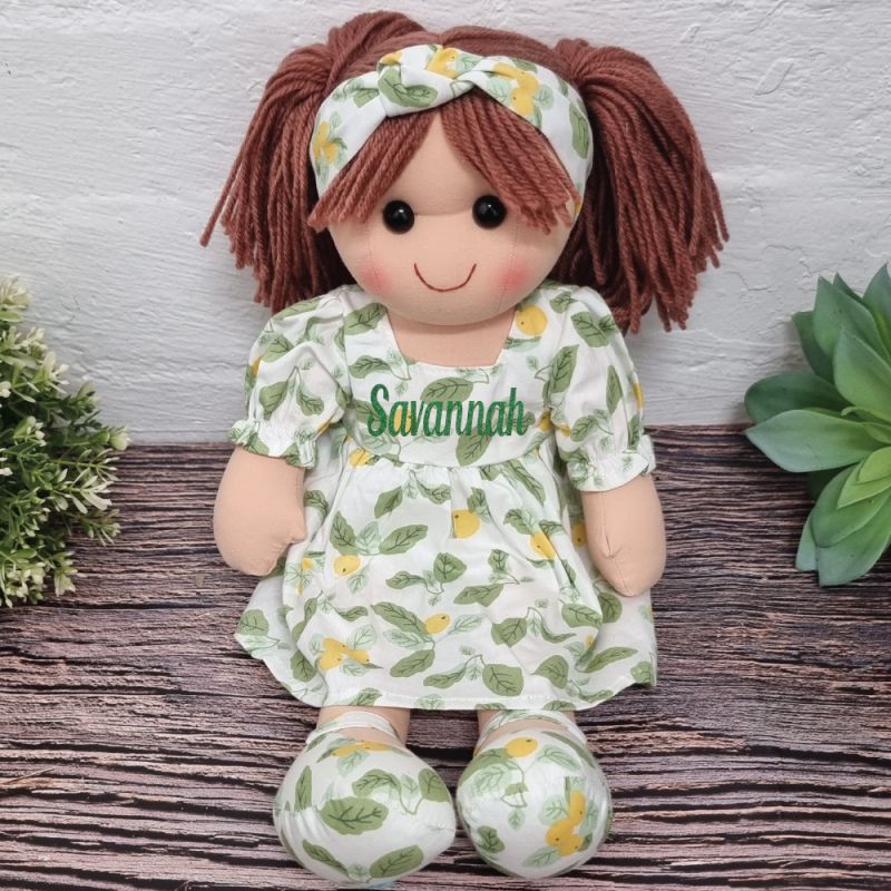 Lucy Personalised Girl Rag Doll 35cm