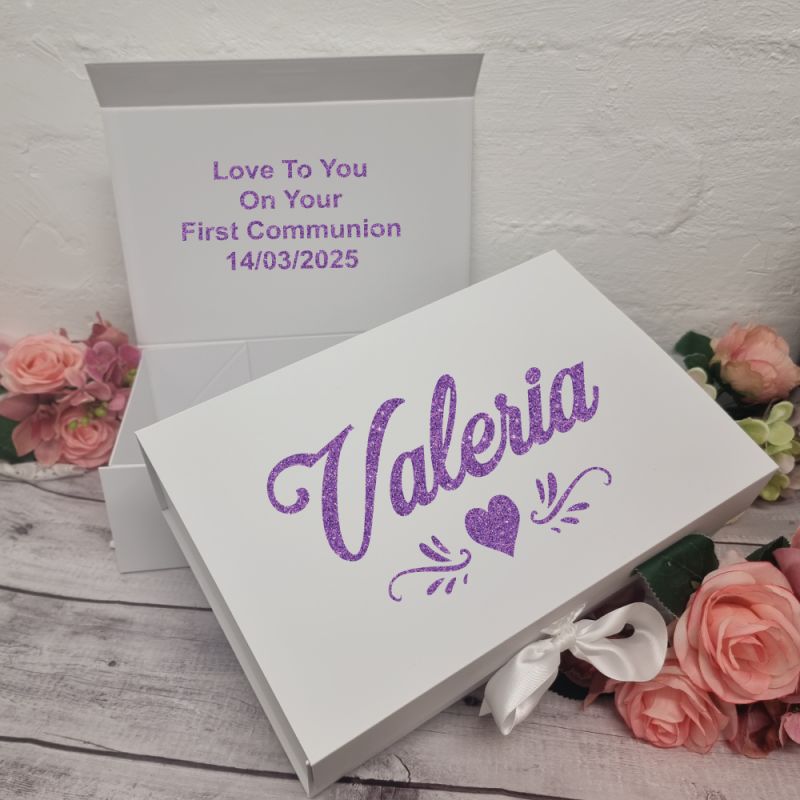 Personalised Holy Communion Keepsake Gift Box
