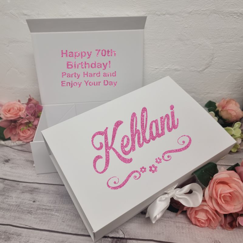 Personalised 70th Birthday Gift Box